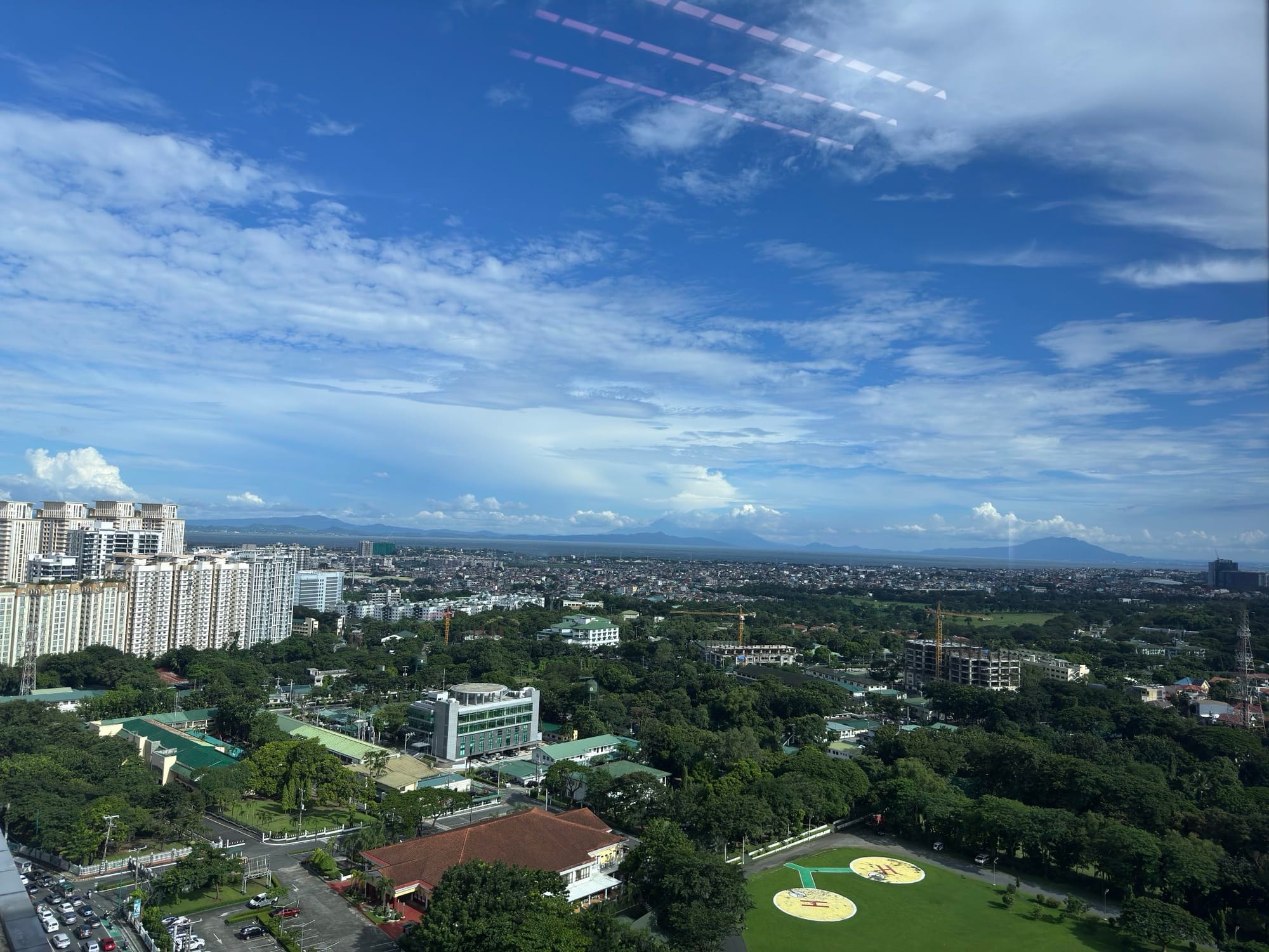 A photo of Manila in the Philippines from above